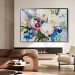 Floral Canvas Wall Art WAD761-F 90 x 60 cm / Stretched on hidden frame