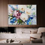 Floral Canvas Wall Art WAD761-F 90 x 60 cm / Stretched on hidden frame