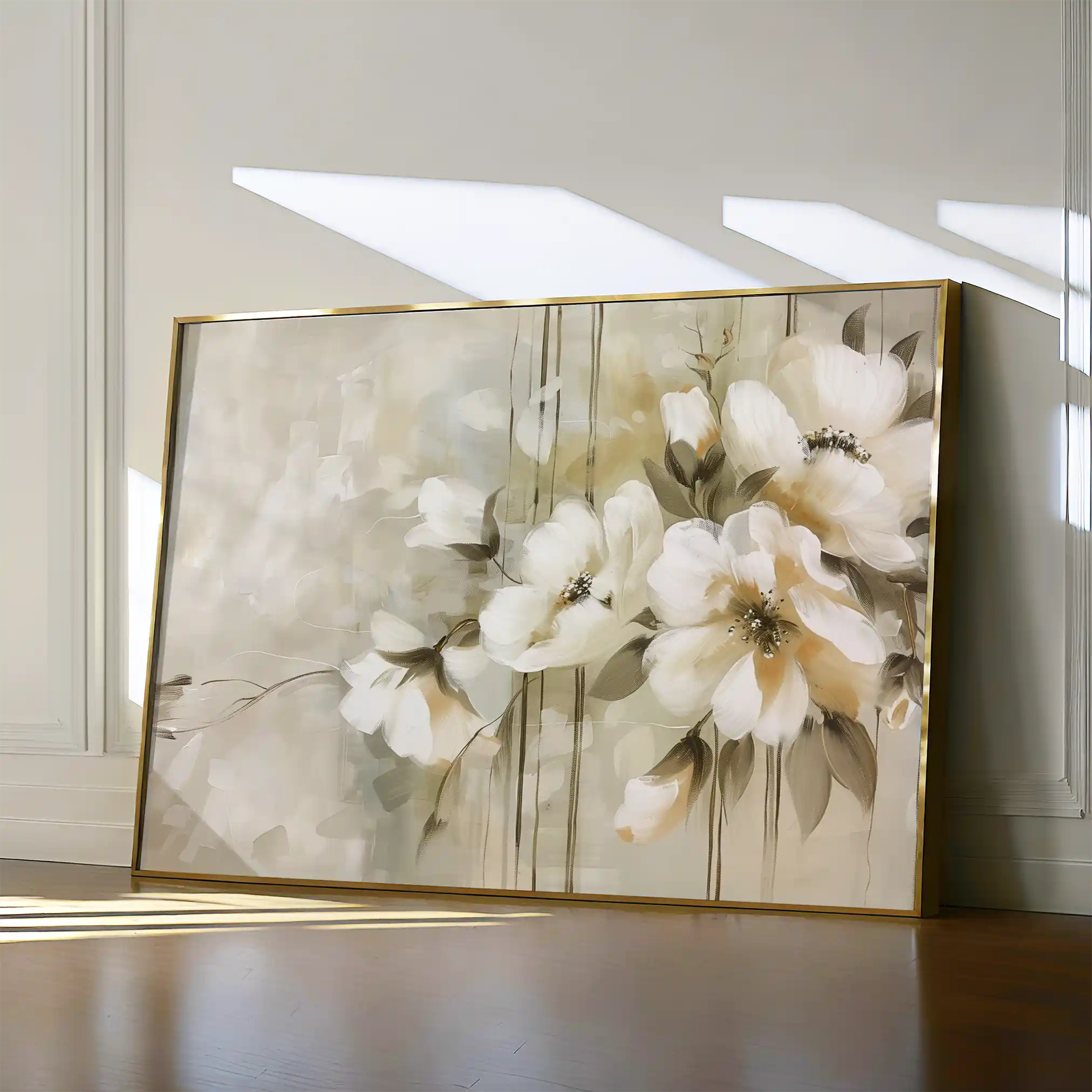 Floral Canvas Wall Art WAD762-F 90 x 60 cm / Stretched on hidden frame