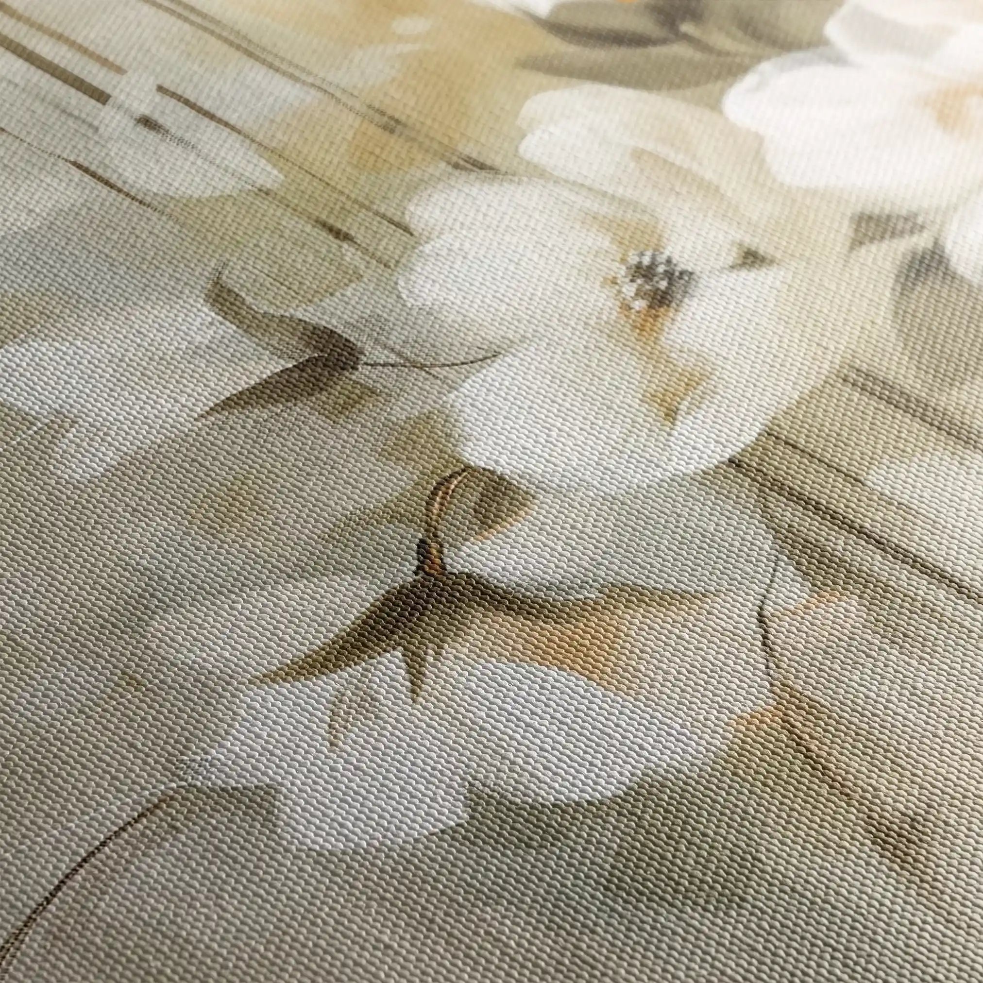 Floral Canvas Wall Art WAD762-F 90 x 60 cm / Stretched on hidden frame