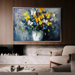 Floral Canvas Wall Art WAD763-F 90 x 60 cm / Stretched on hidden frame