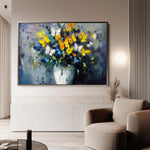 Floral Canvas Wall Art WAD763-F 90 x 60 cm / Stretched on hidden frame