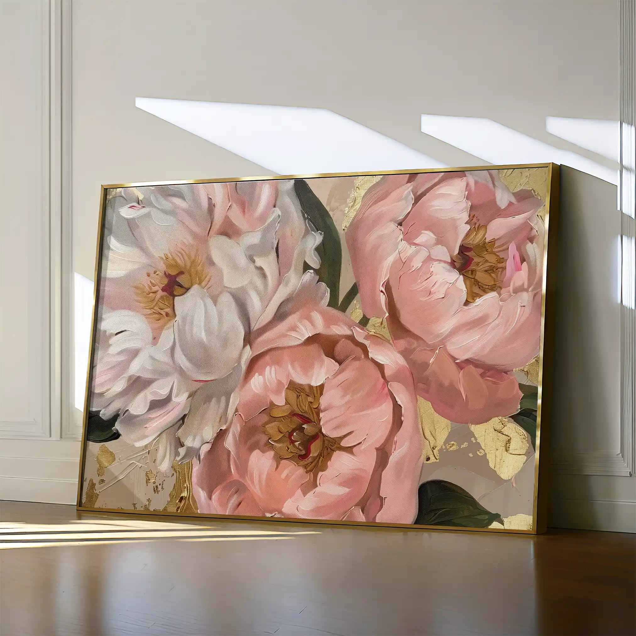 Floral Canvas Wall Art WAD764-F 90 x 60 cm / Stretched on hidden frame