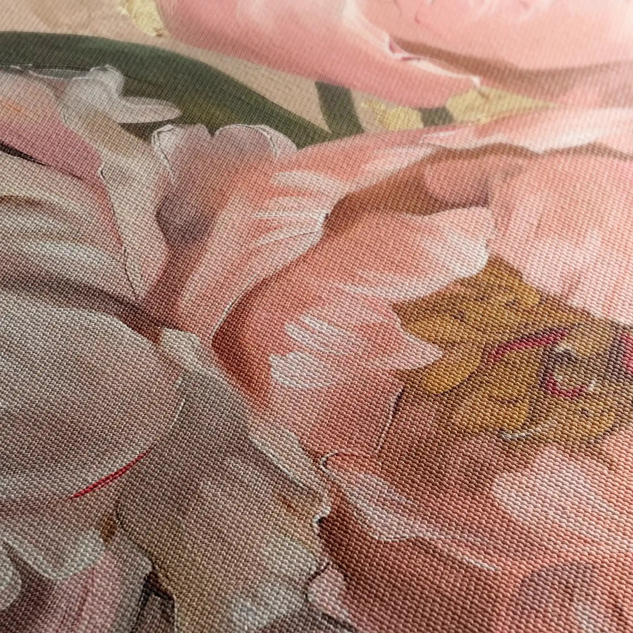 Floral Canvas Wall Art WAD764-F 90 x 60 cm / Stretched on hidden frame