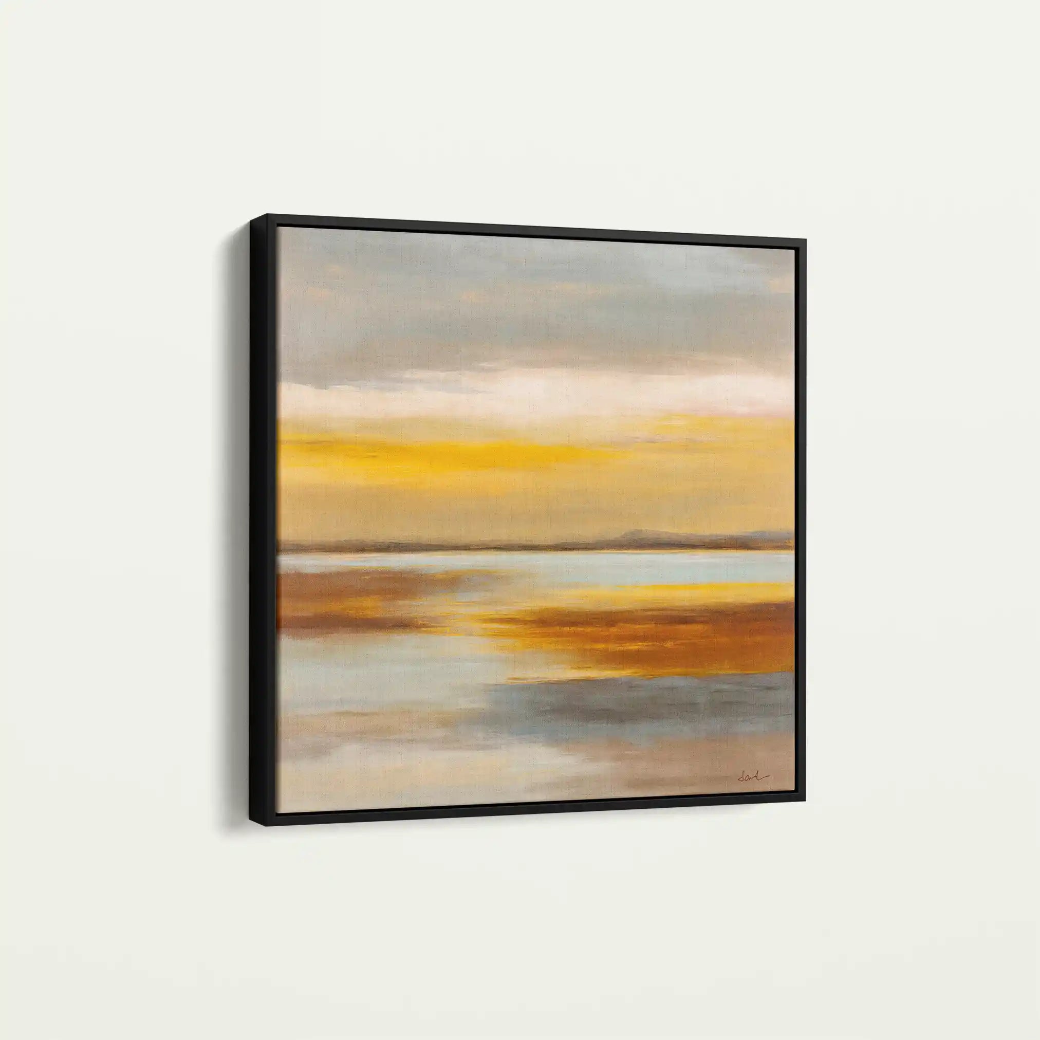 Abstract Canvas Wall Art WAD765-A 80 x 80 cm / Stretched on hidden frame
