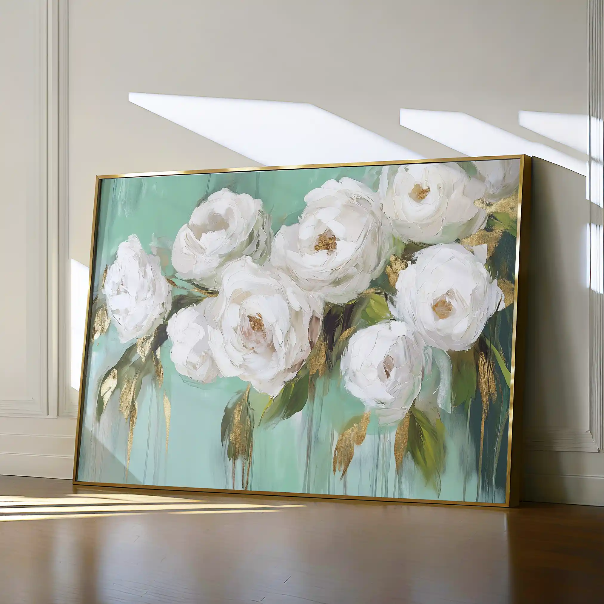 Floral Canvas Wall Art WAD765-F 90 x 60 cm / Stretched on hidden frame