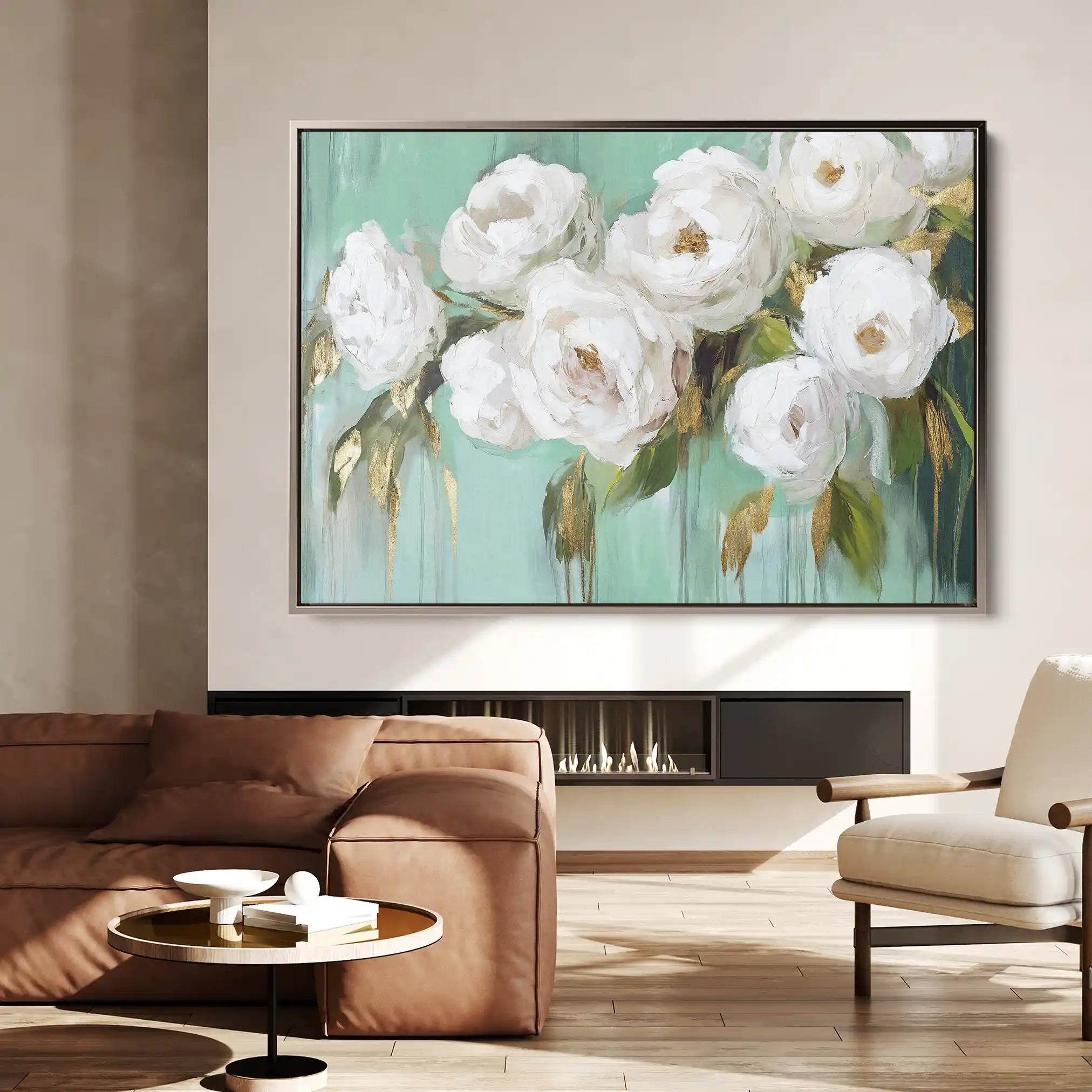 Floral Canvas Wall Art WAD765-F 90 x 60 cm / Stretched on hidden frame