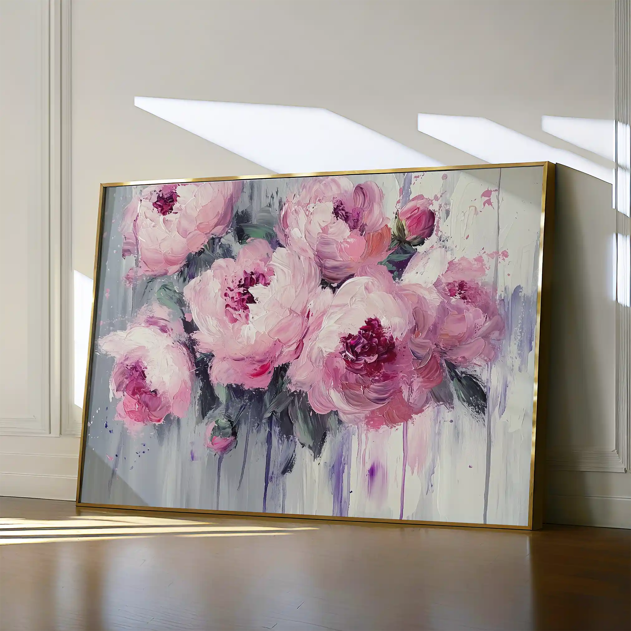 Floral Canvas Wall Art WAD766-F 90 x 60 cm / Stretched on hidden frame