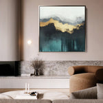 Abstract 767 Canvas Art 60 x 60 cm / Stretched on hidden frame
