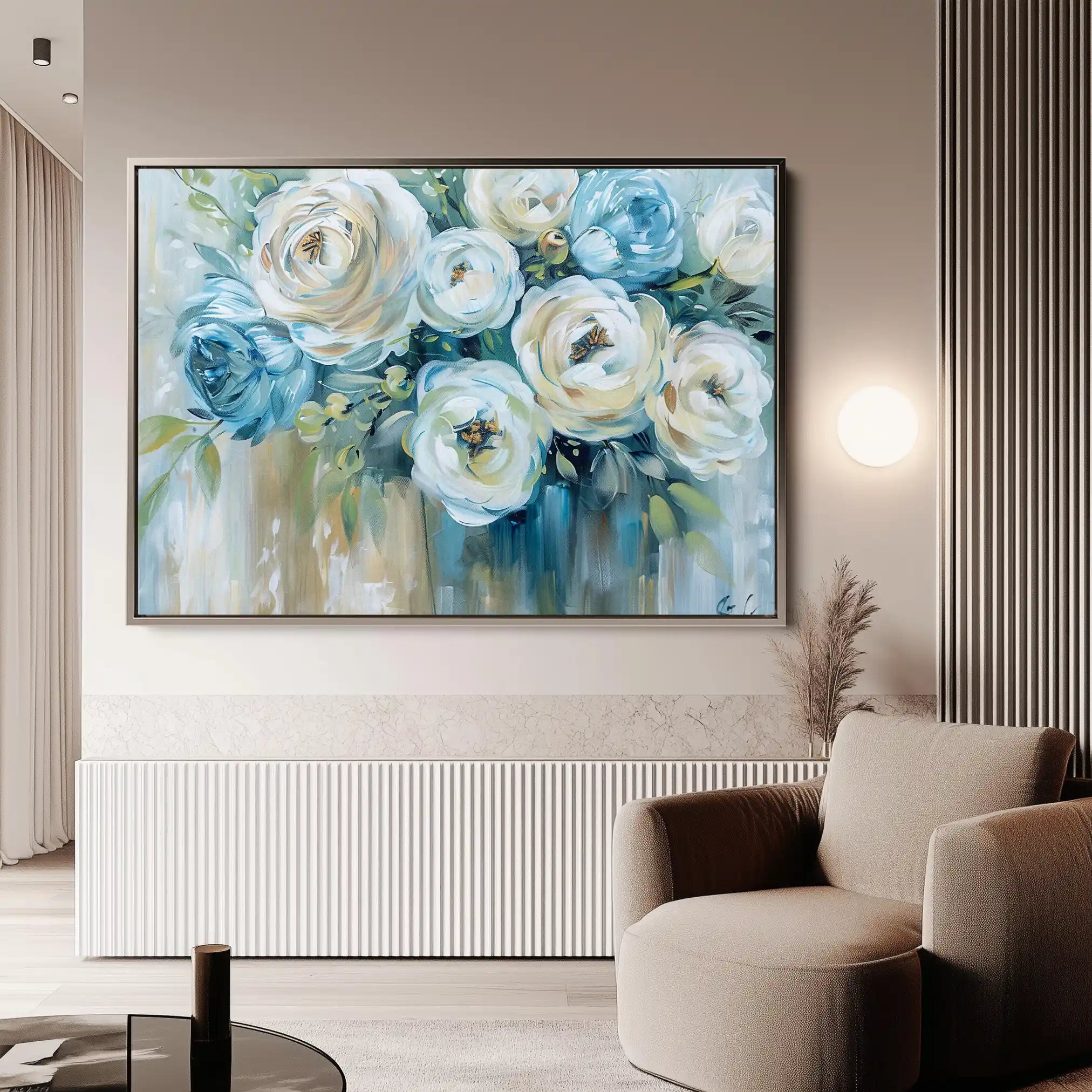 Floral Canvas Wall Art WAD769-F 90 x 60 cm / Stretched on hidden frame