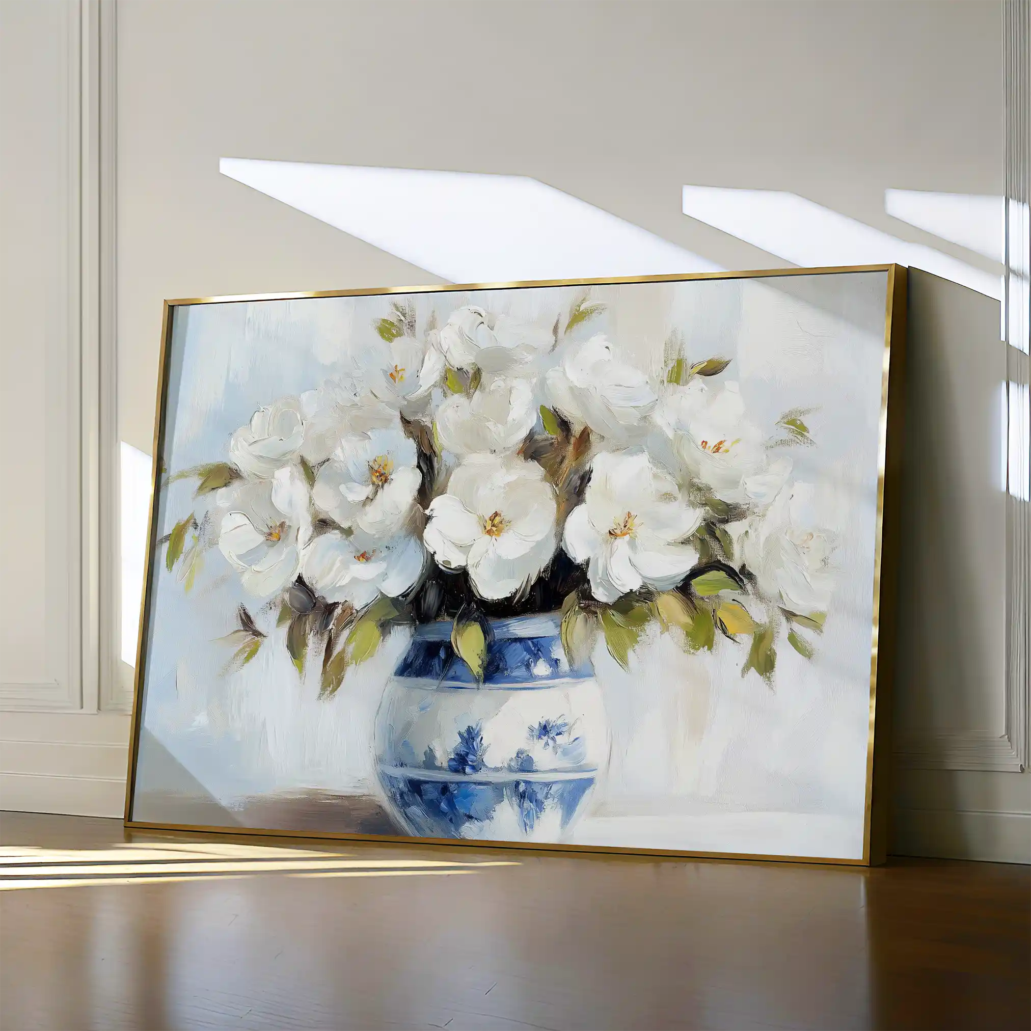 Floral Canvas Wall Art WAD771-F 90 x 60 cm / Stretched on hidden frame