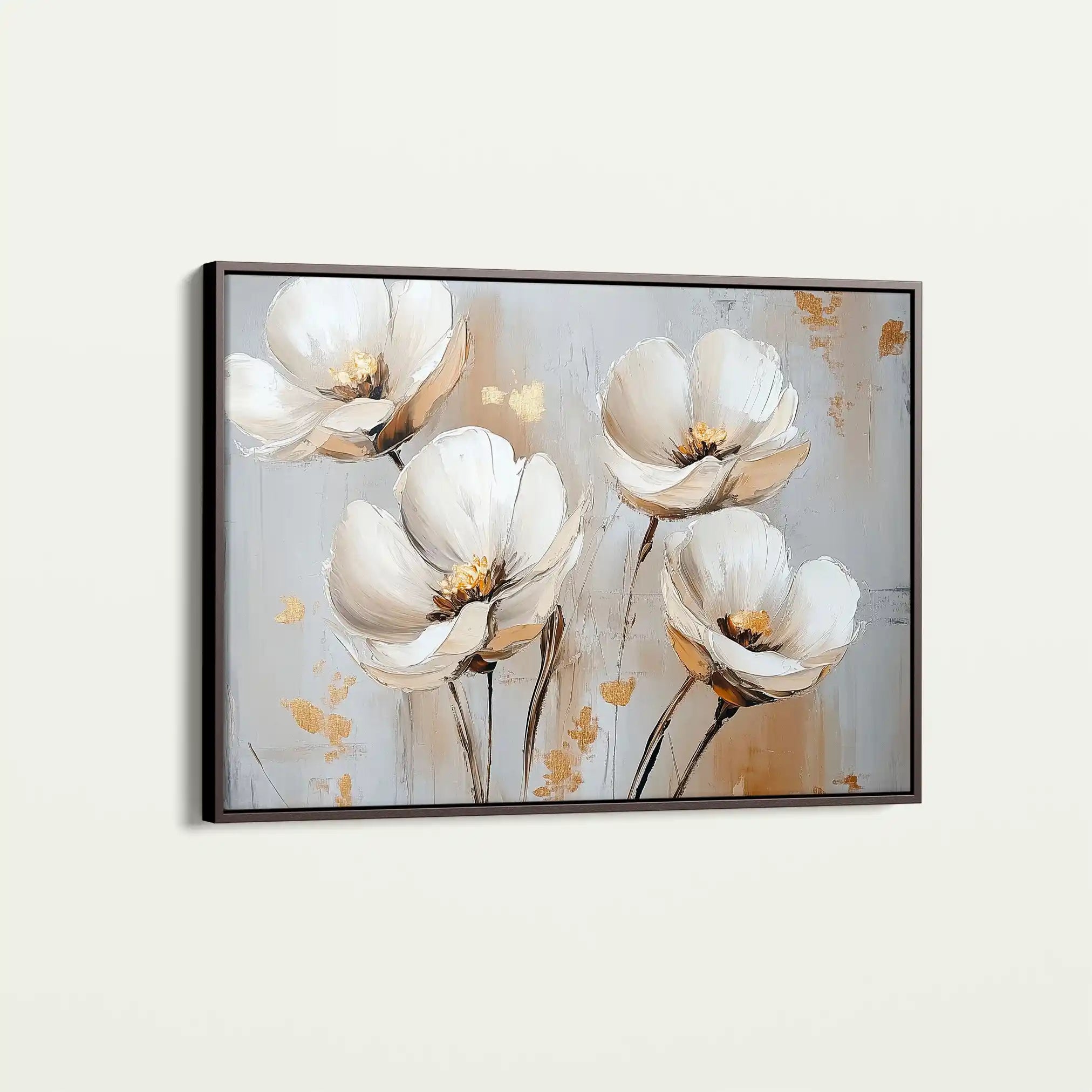 Floral Canvas Wall Art WAD772-F 90 x 60 cm / Stretched on hidden frame