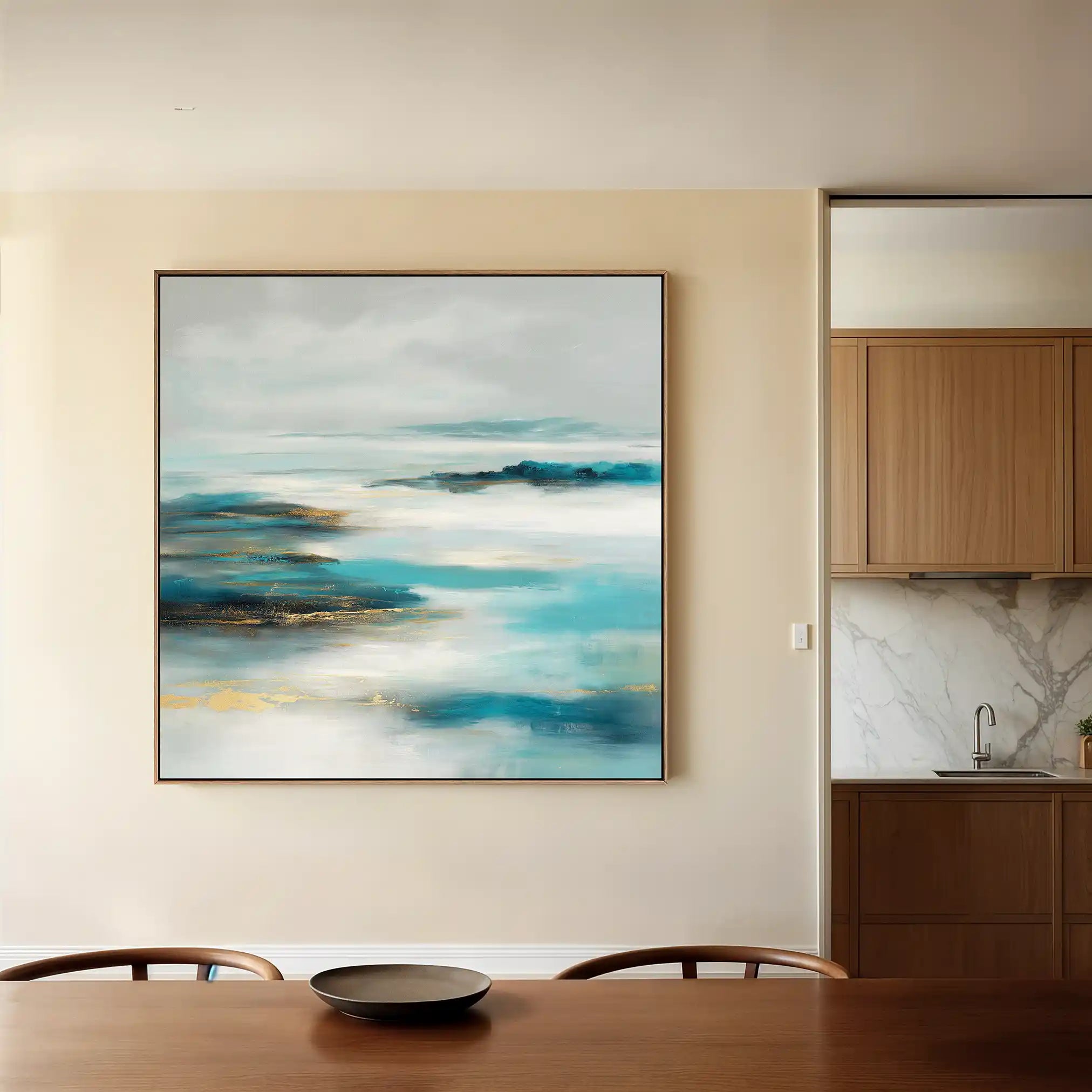 Abstract 773 Canvas Art 60 x 60 cm / Stretched on hidden frame