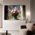 Floral Canvas Wall Art WAD775-F 90 x 60 cm / Stretched on hidden frame