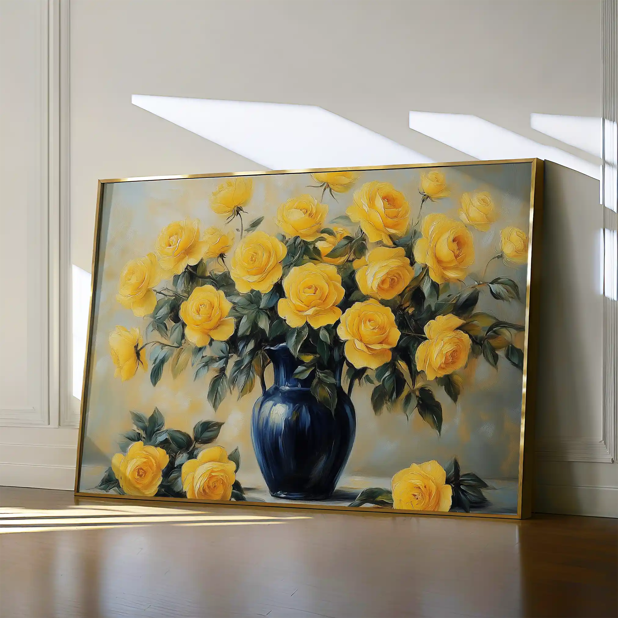 Floral Canvas Wall Art WAD776-F 90 x 60 cm / Stretched on hidden frame
