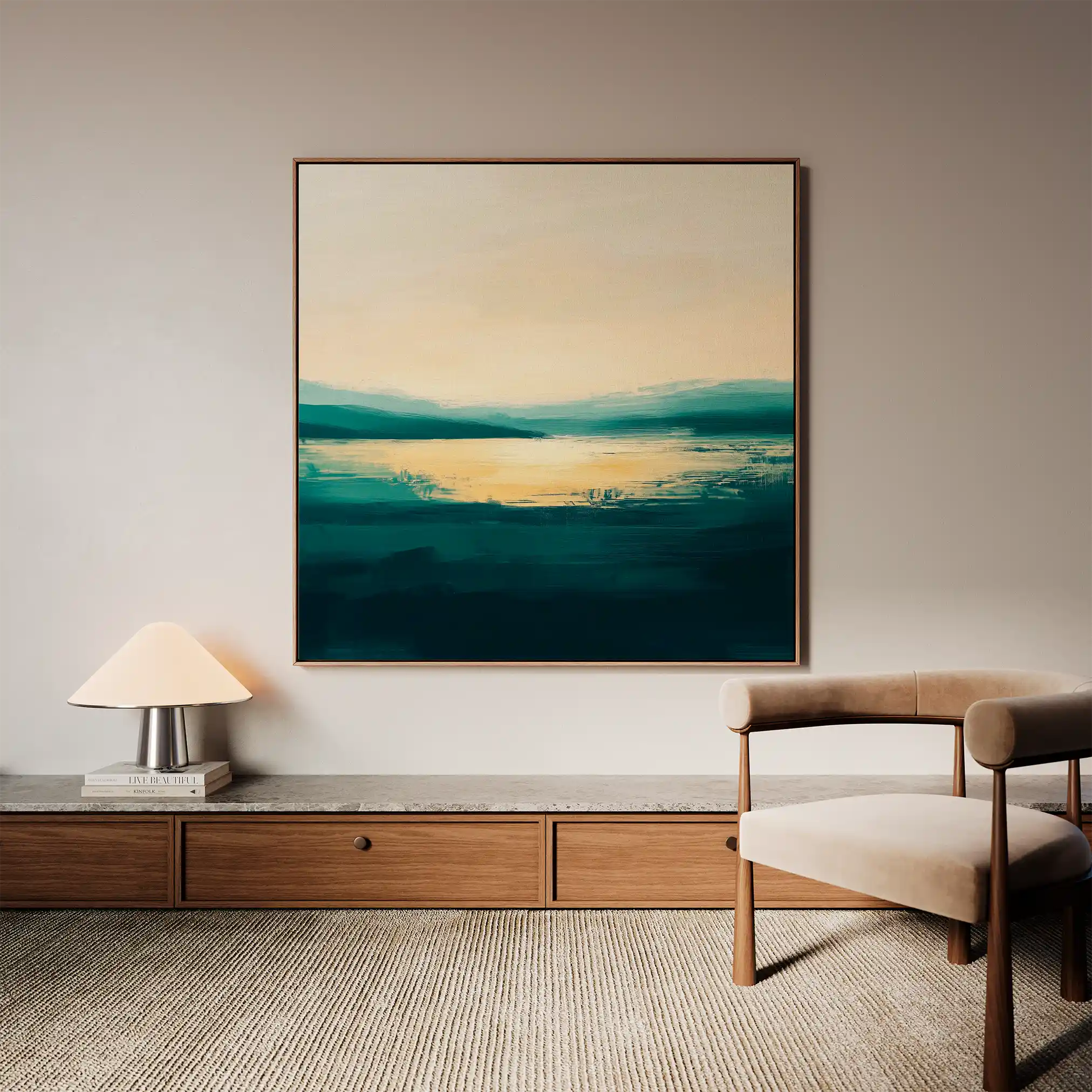 Abstract 779 Canvas Art 60 x 60 cm / Stretched on hidden frame