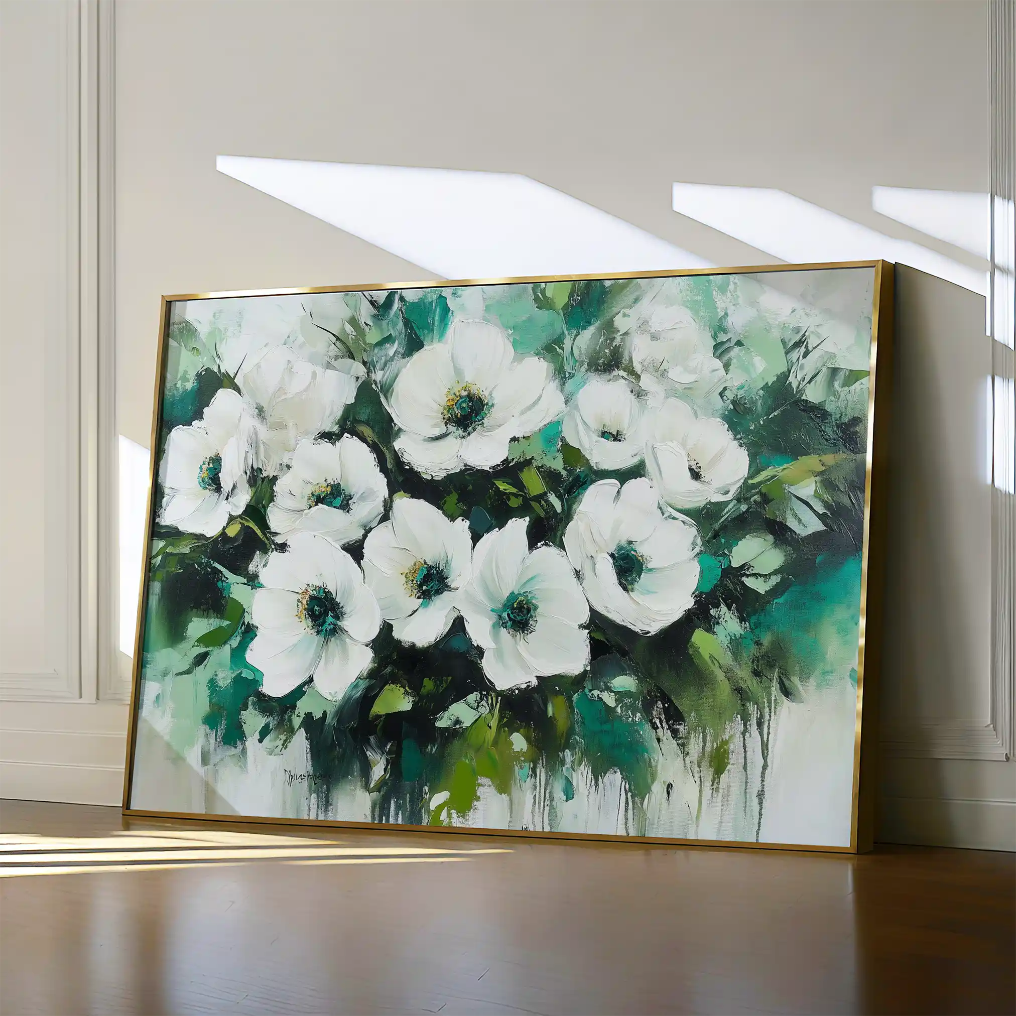 Floral Canvas Wall Art WAD780-F 90 x 60 cm / Stretched on hidden frame