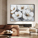 Floral Canvas Wall Art WAD783-F 90 x 60 cm / Stretched on hidden frame