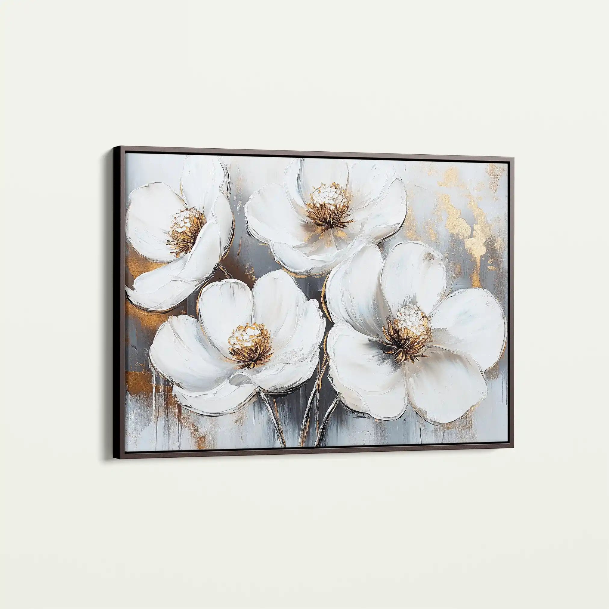 Floral Canvas Wall Art WAD783-F 90 x 60 cm / Stretched on hidden frame