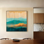 Abstract 785 Canvas Art 60 x 60 cm / Stretched on hidden frame