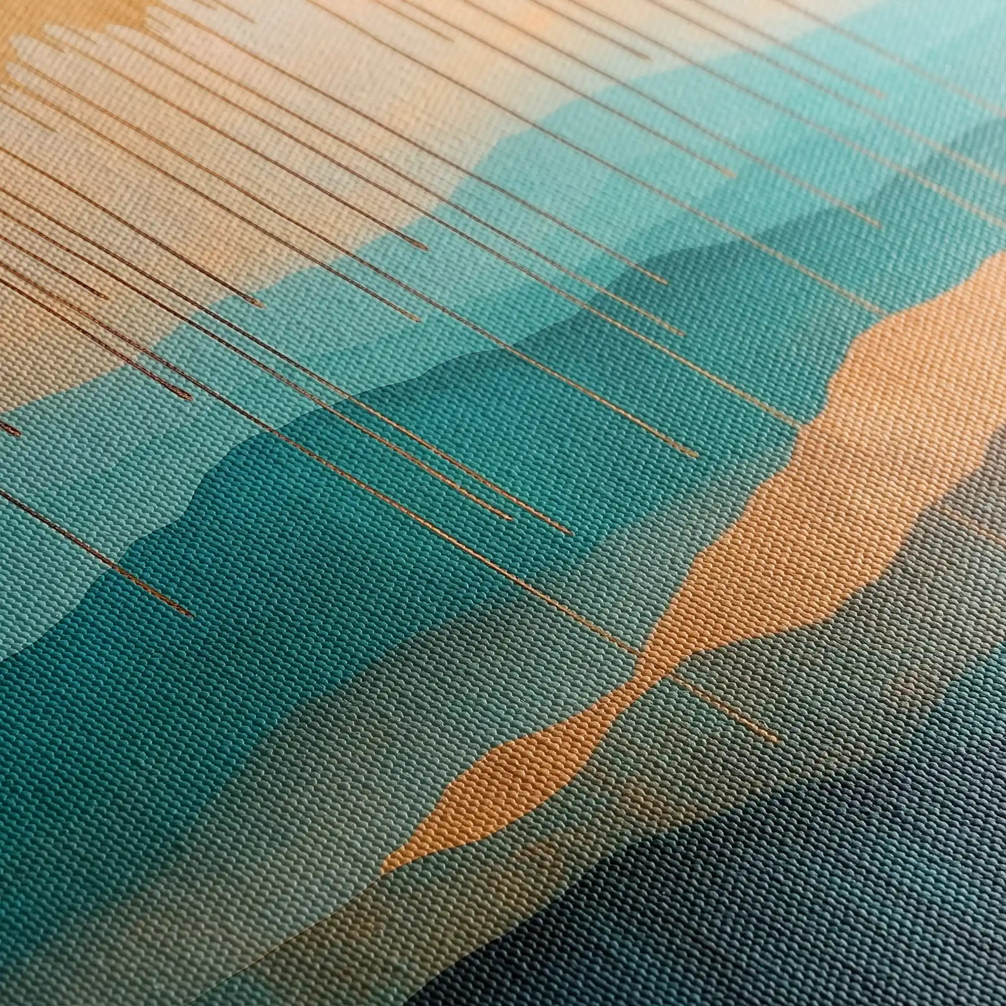 Abstract 785 Canvas Art 60 x 60 cm / Stretched on hidden frame