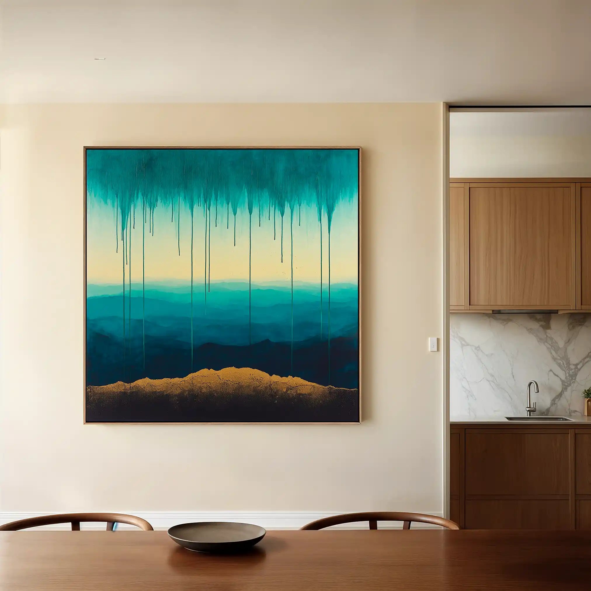 Abstract 786 Canvas Art 60 x 60 cm / Stretched on hidden frame