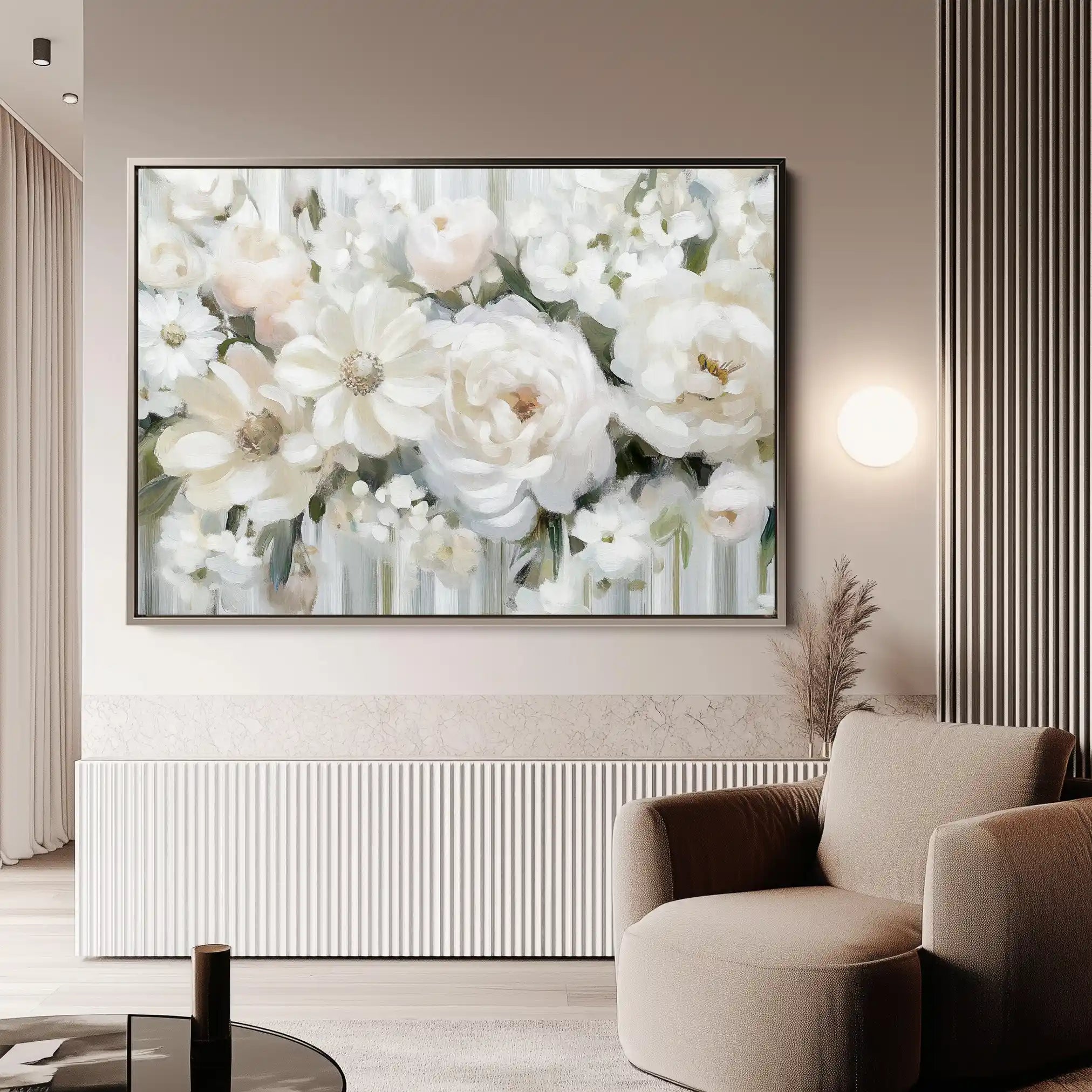 Floral Canvas Wall Art WAD786-F 90 x 60 cm / Stretched on hidden frame