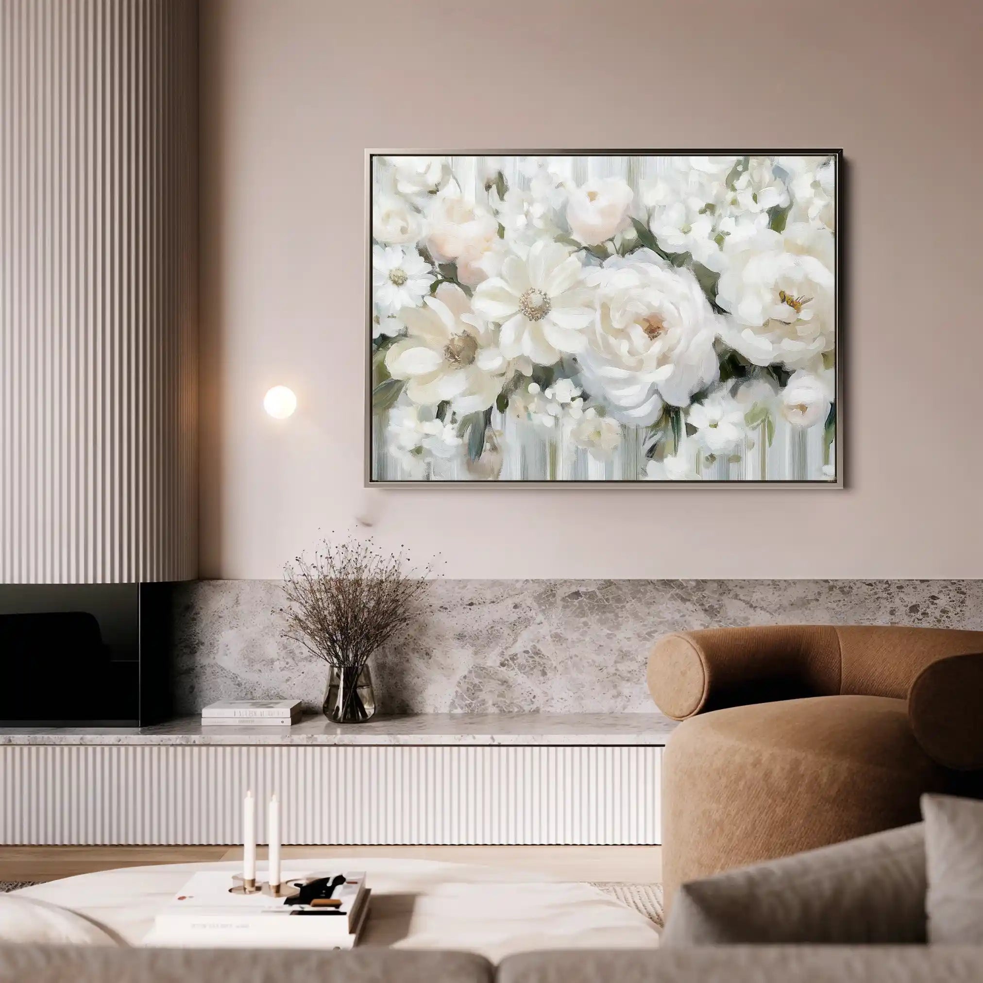 Floral Canvas Wall Art WAD786-F 90 x 60 cm / Stretched on hidden frame