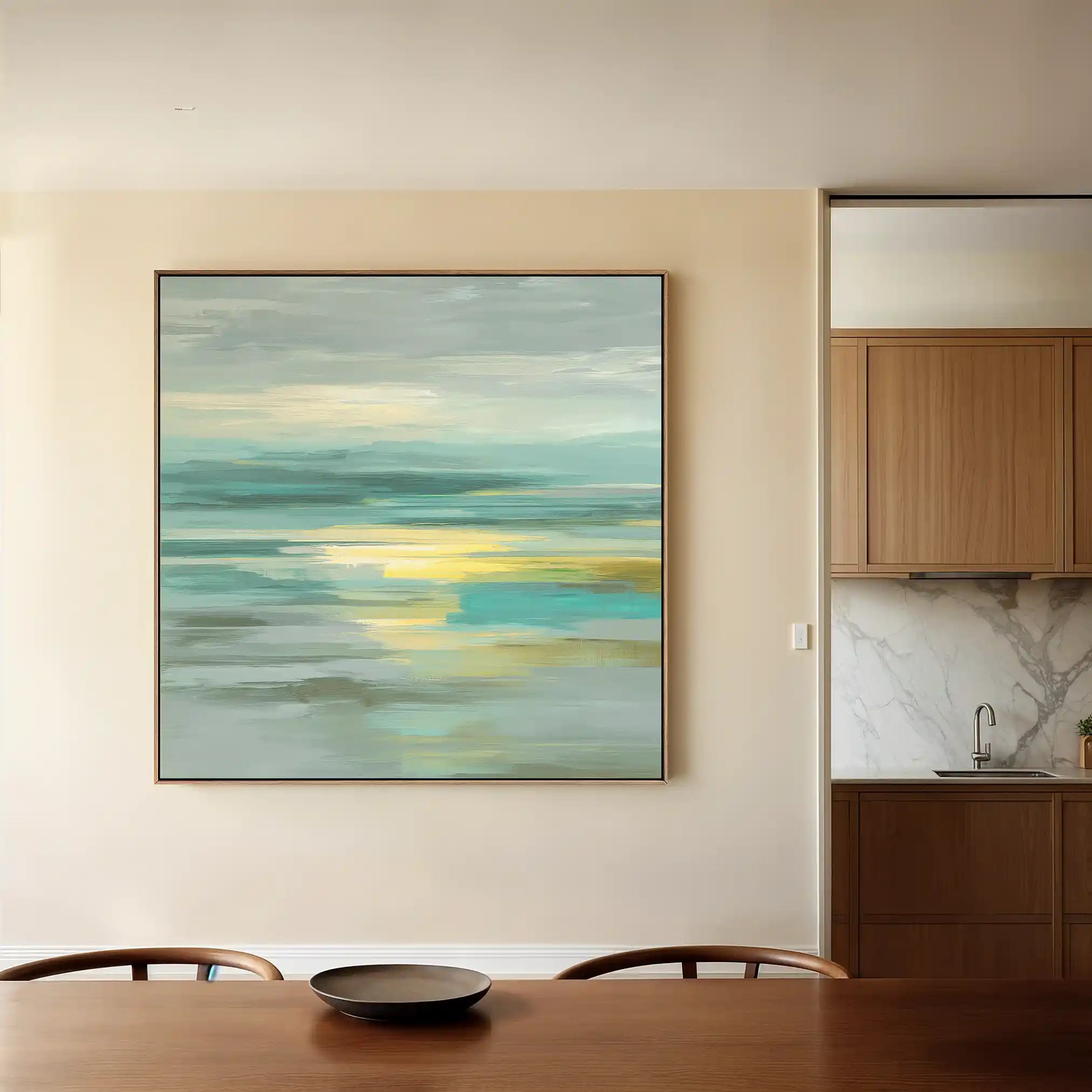 Abstract 787 Canvas Art 60 x 60 cm / Stretched on hidden frame