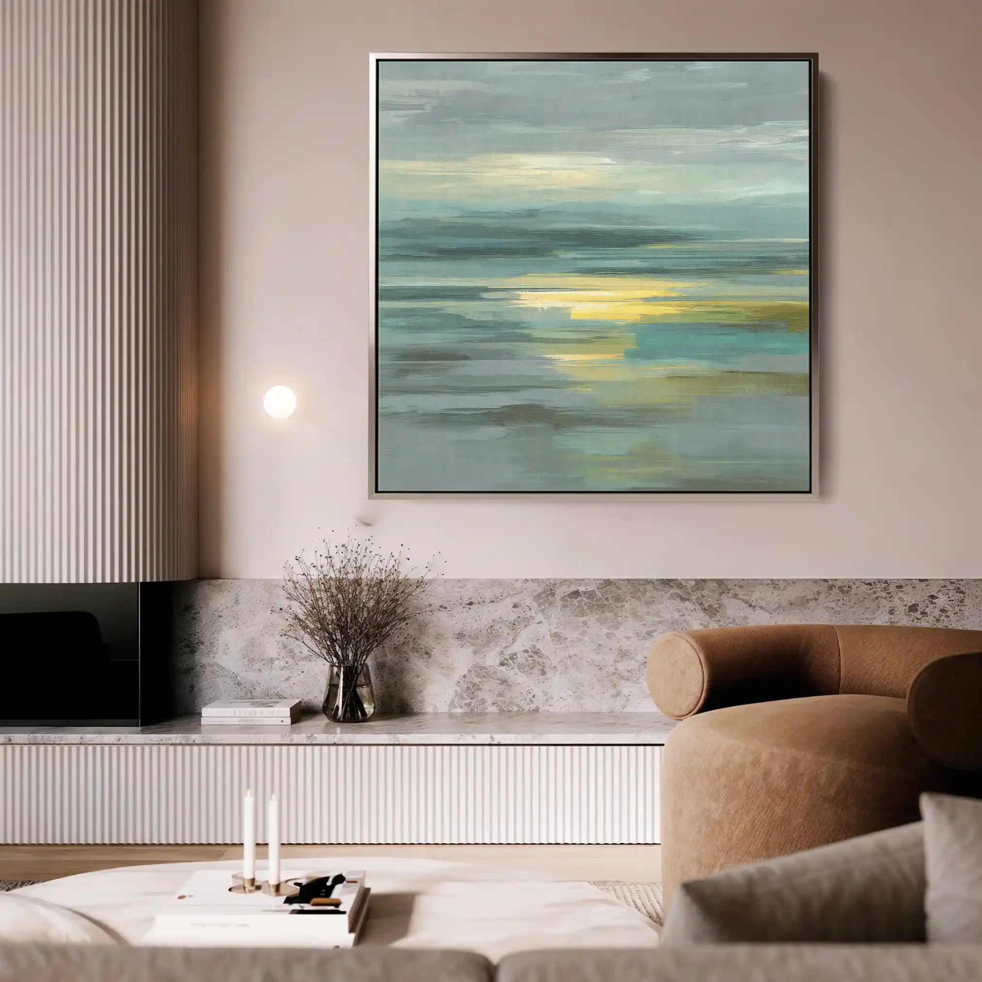 Abstract 787 Canvas Art 60 x 60 cm / Stretched on hidden frame