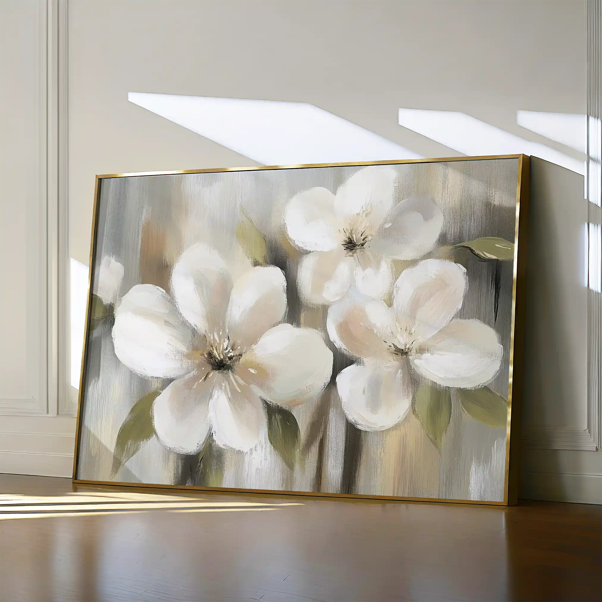 Floral Canvas Wall Art WAD787-F 90 x 60 cm / Stretched on hidden frame