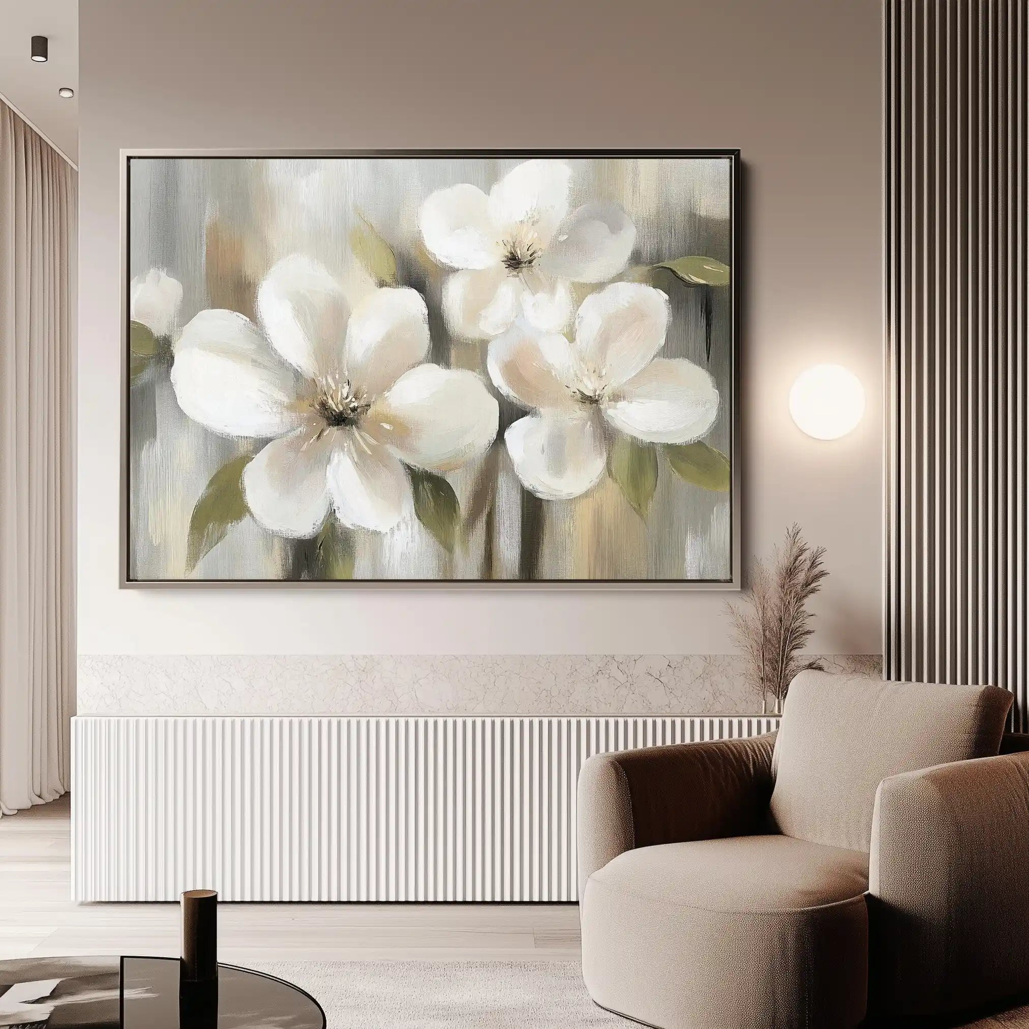 Floral Canvas Wall Art WAD787-F 90 x 60 cm / Stretched on hidden frame