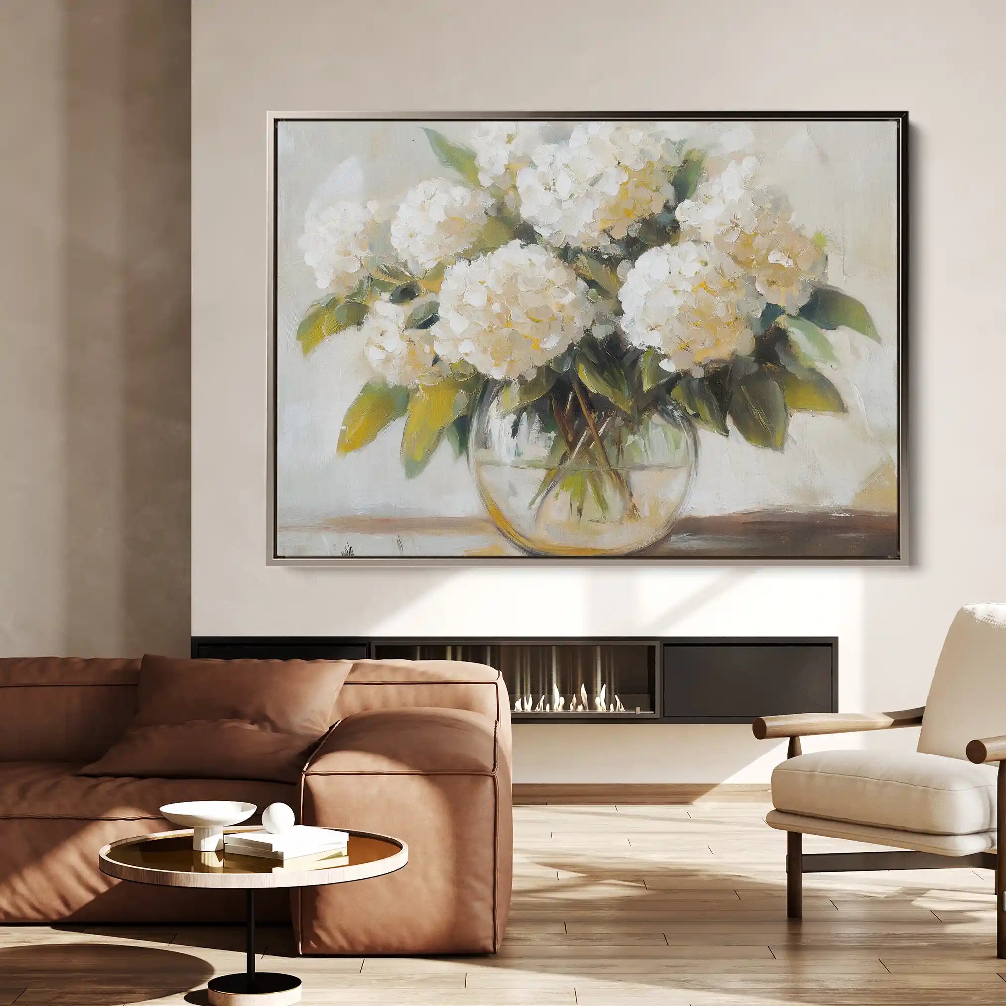 Floral Canvas Wall Art WAD788-F 90 x 60 cm / Stretched on hidden frame
