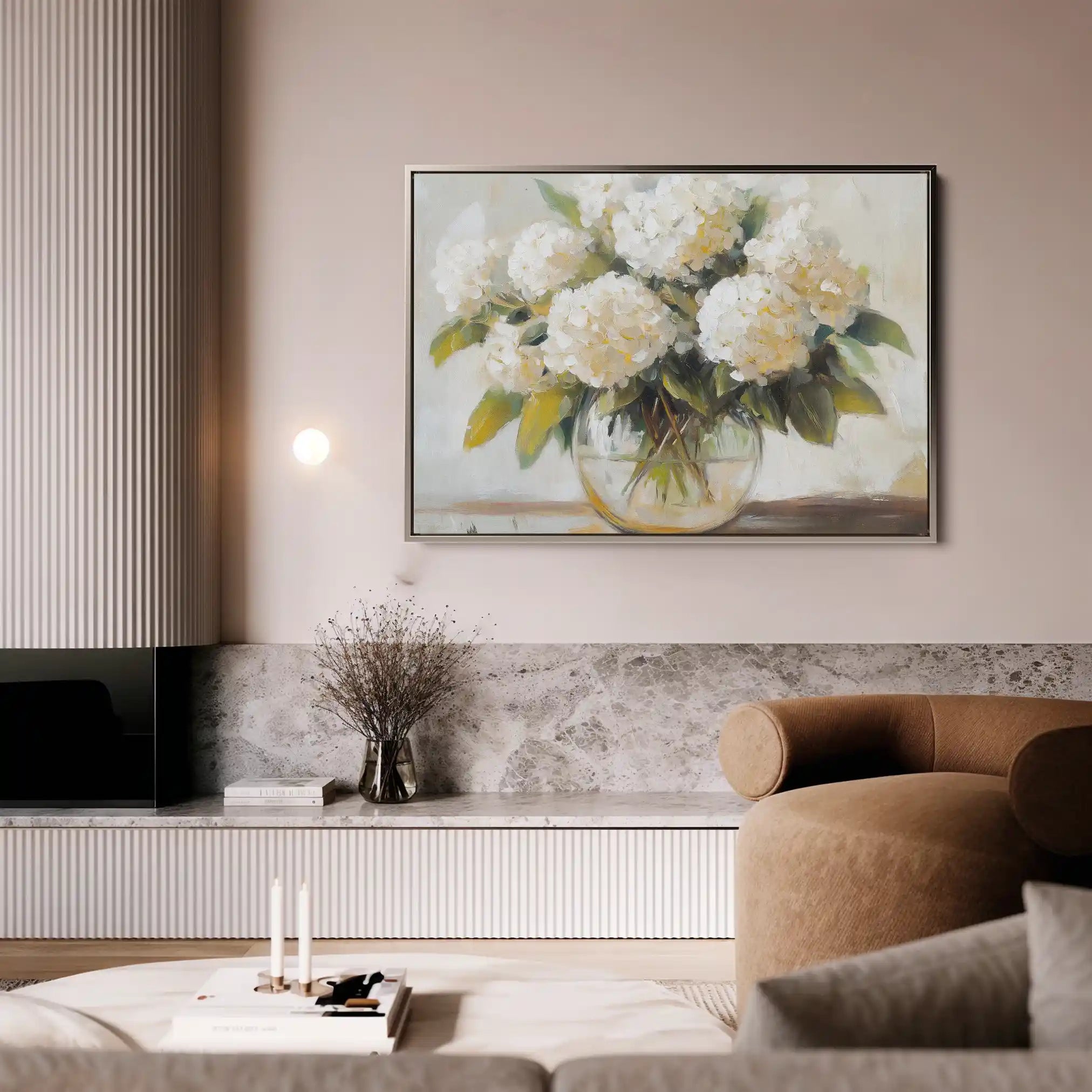 Floral Canvas Wall Art WAD788-F 90 x 60 cm / Stretched on hidden frame
