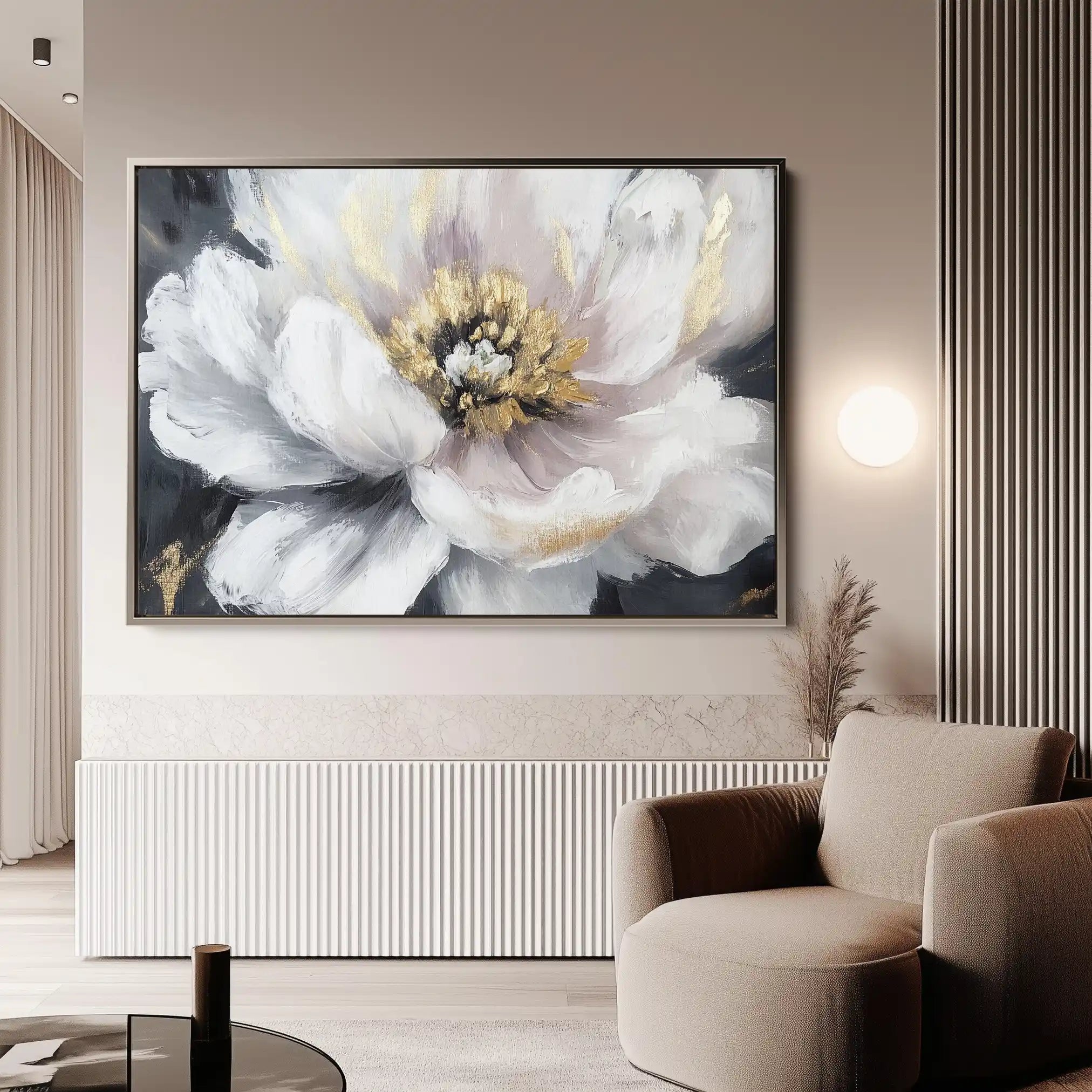 Floral Canvas Wall Art WAD794-F 90 x 60 cm / Stretched on hidden frame