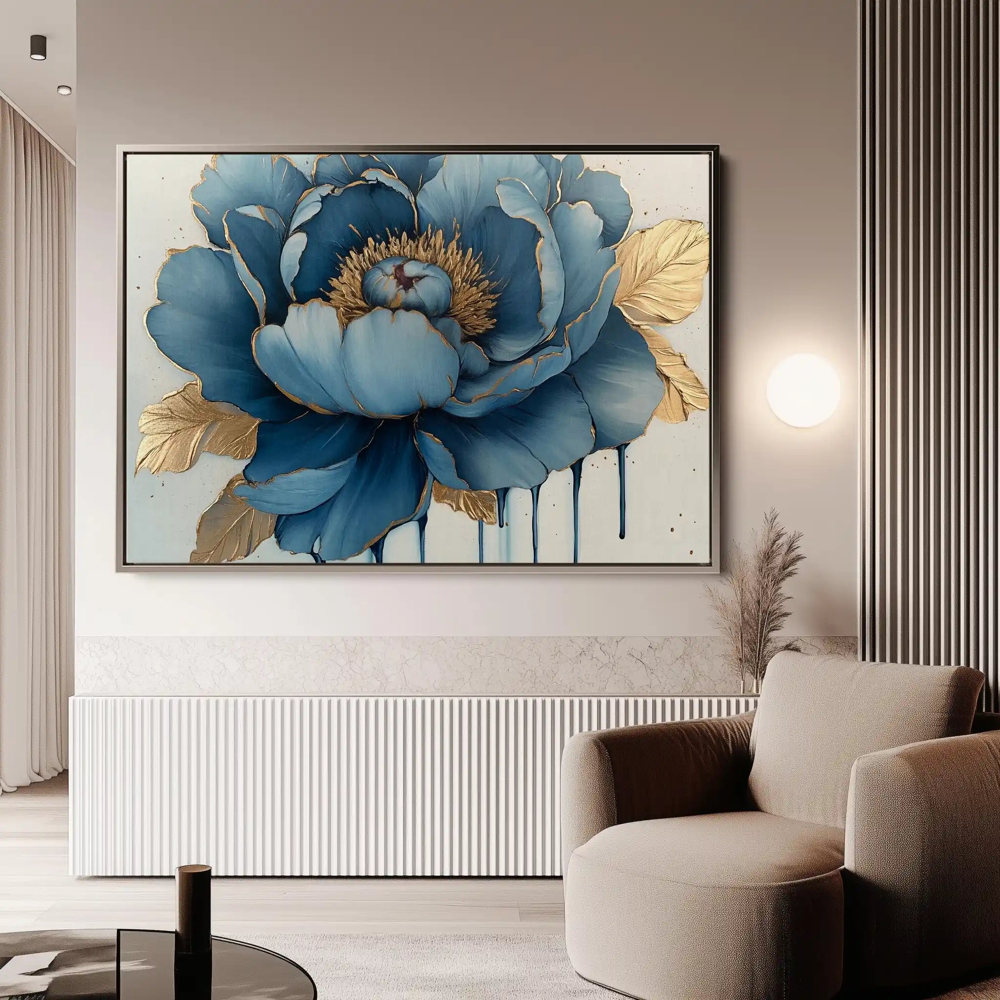 Floral Canvas Wall Art WAD796-F 90 x 60 cm / Stretched on hidden frame