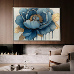 Floral Canvas Wall Art WAD796-F 90 x 60 cm / Stretched on hidden frame