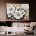 Floral Canvas Wall Art WAD797-F 90 x 60 cm / Stretched on hidden frame
