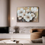 Floral Canvas Wall Art WAD797-F 90 x 60 cm / Stretched on hidden frame