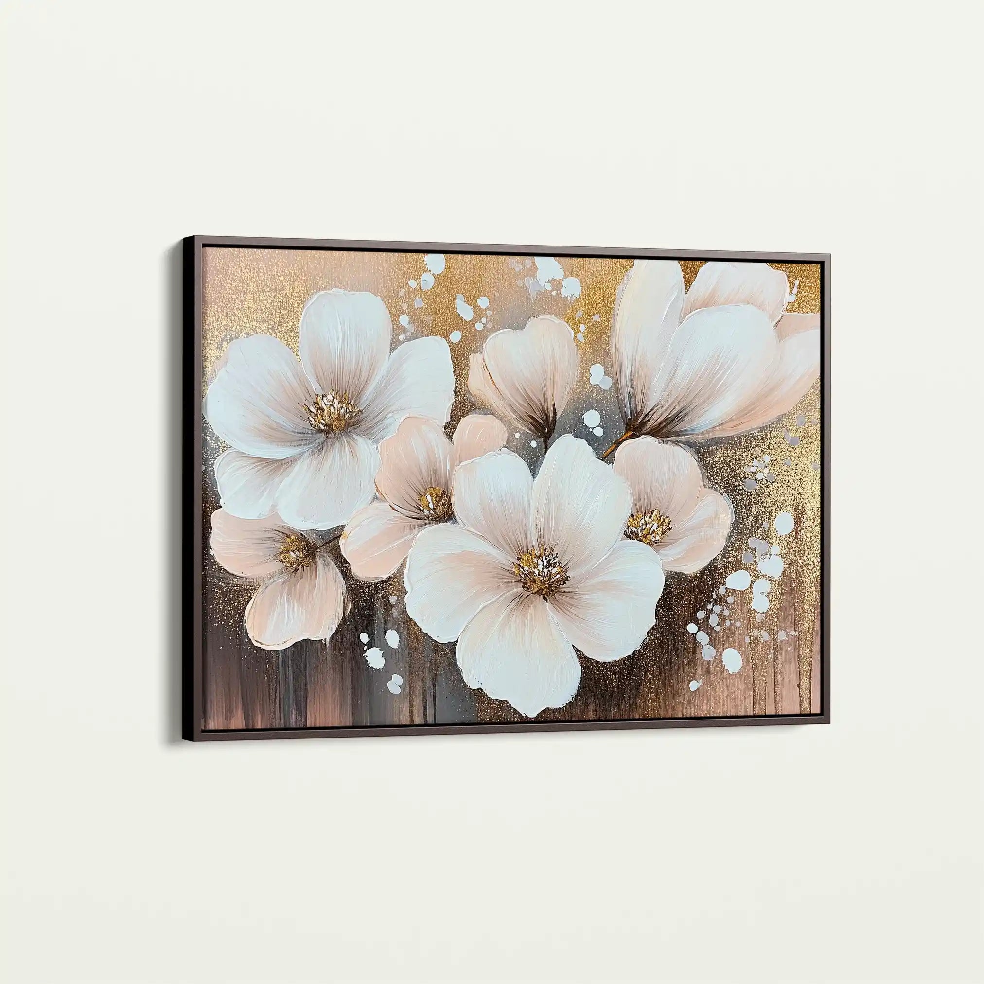 Floral Canvas Wall Art WAD797-F 90 x 60 cm / Stretched on hidden frame