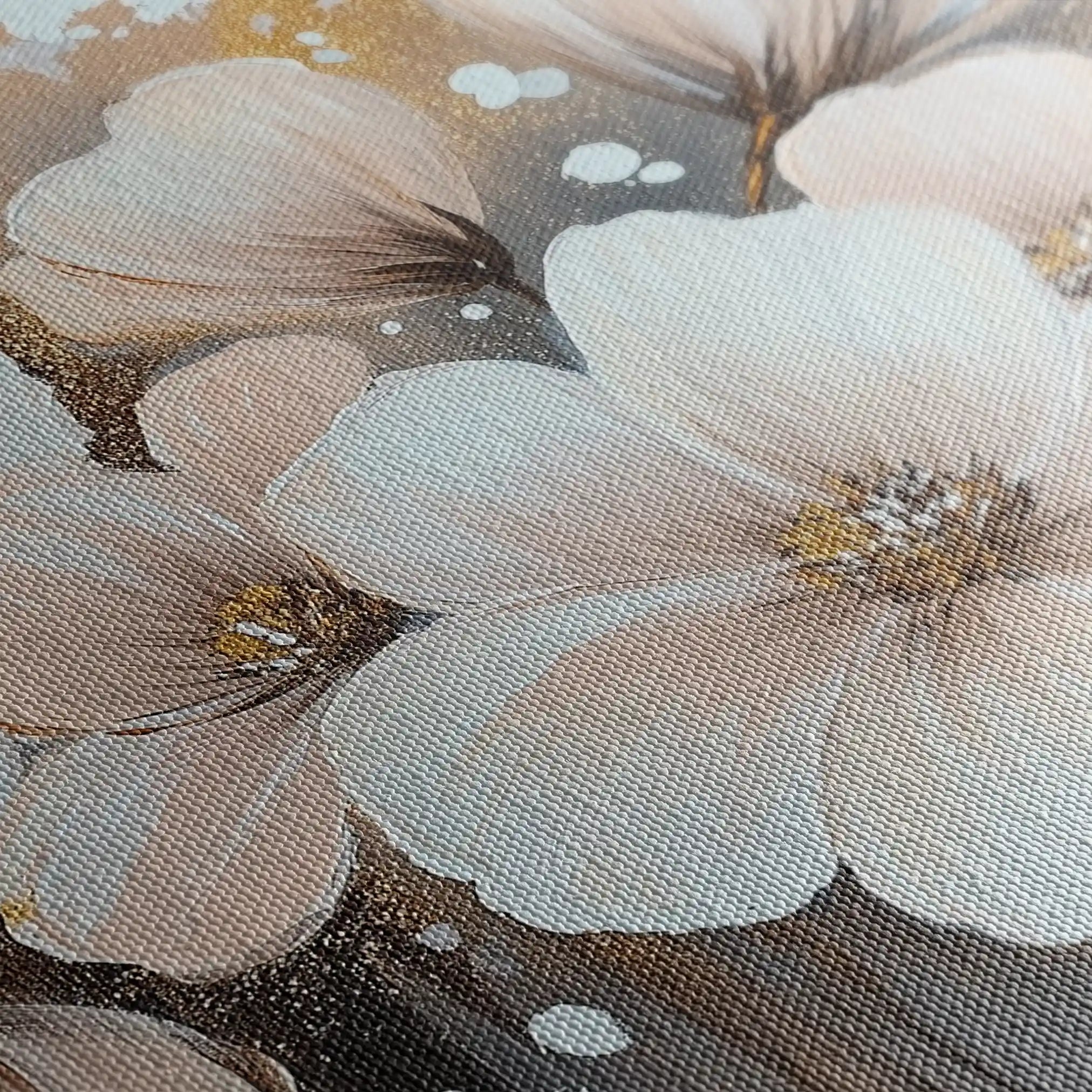 Floral Canvas Wall Art WAD797-F 90 x 60 cm / Stretched on hidden frame