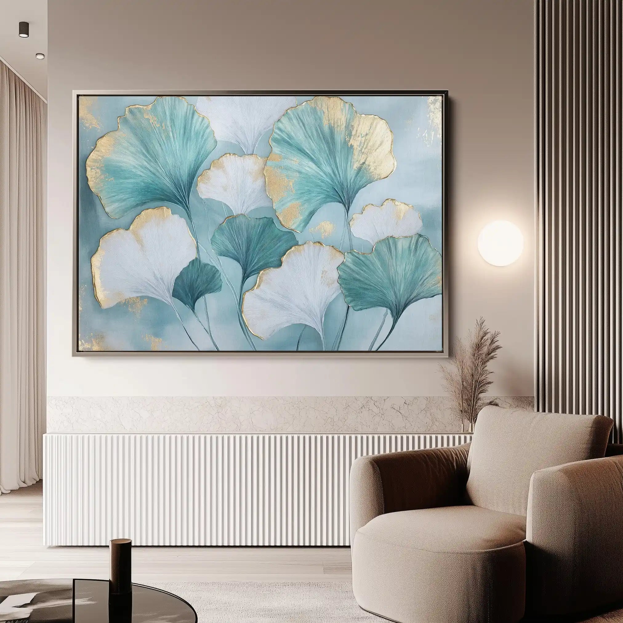 Floral Canvas Wall Art WAD798-F 90 x 60 cm / Stretched on hidden frame