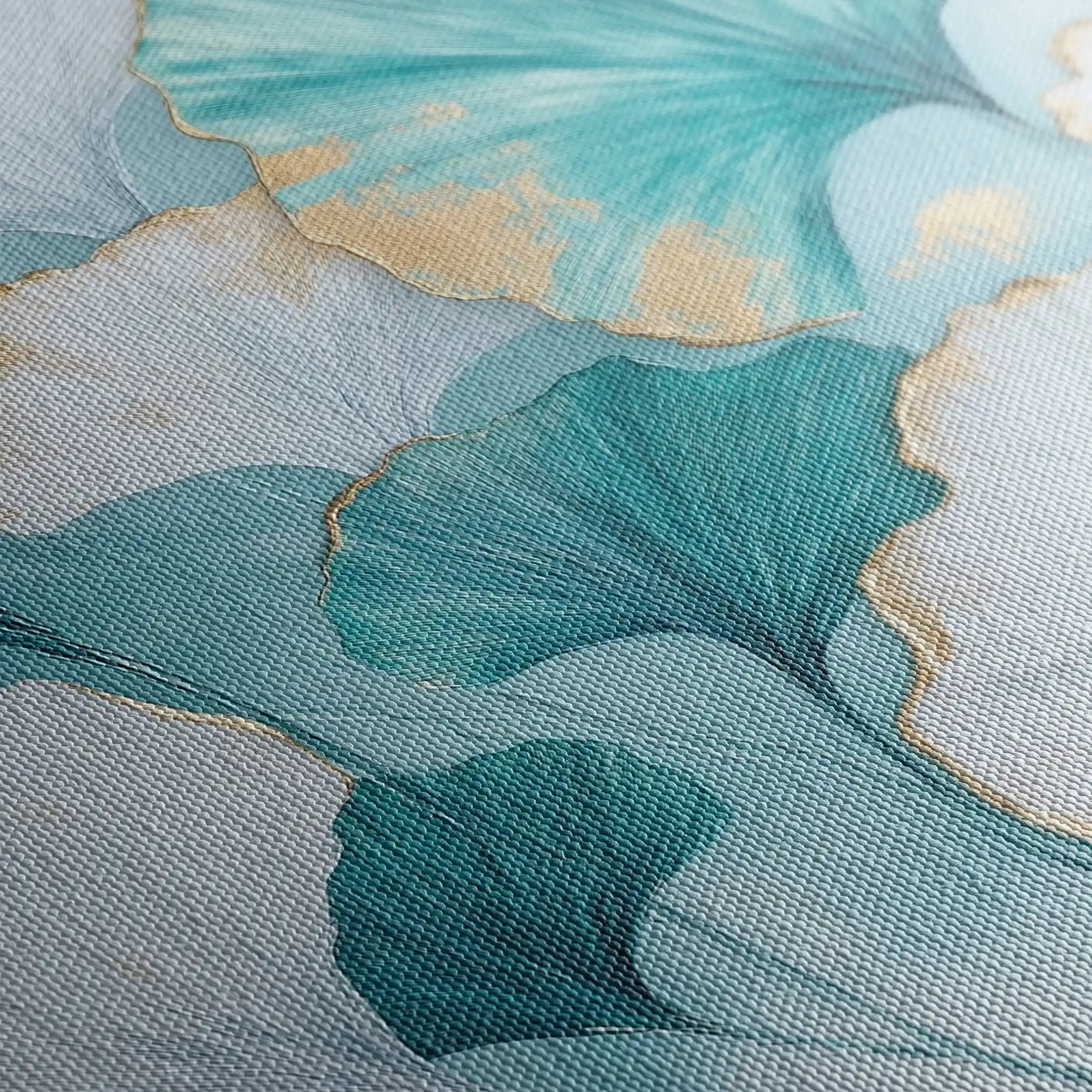 Floral Canvas Wall Art WAD798-F 90 x 60 cm / Stretched on hidden frame