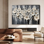 Floral Canvas Wall Art WAD800-F 90 x 60 cm / Stretched on hidden frame