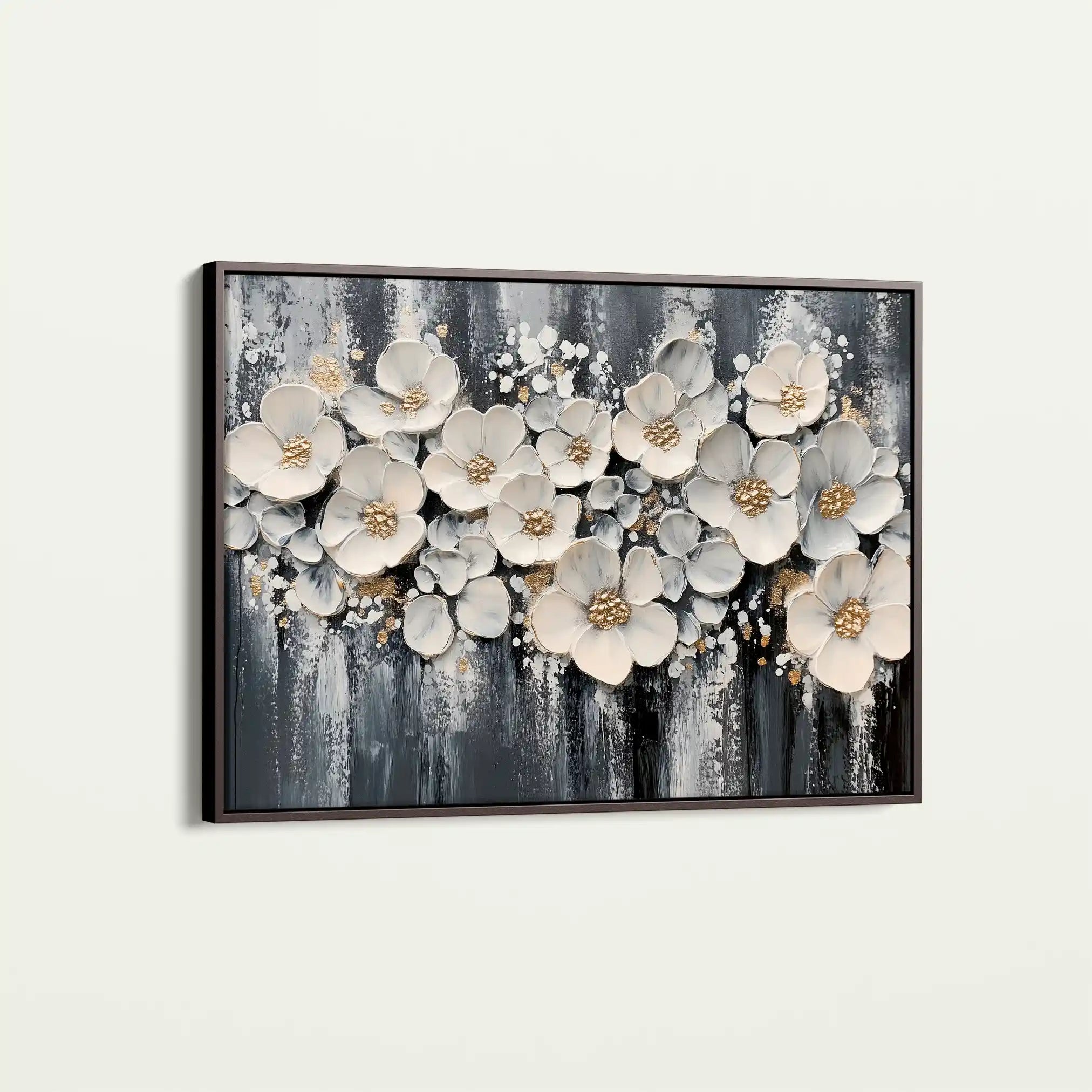 Floral Canvas Wall Art WAD800-F 90 x 60 cm / Stretched on hidden frame