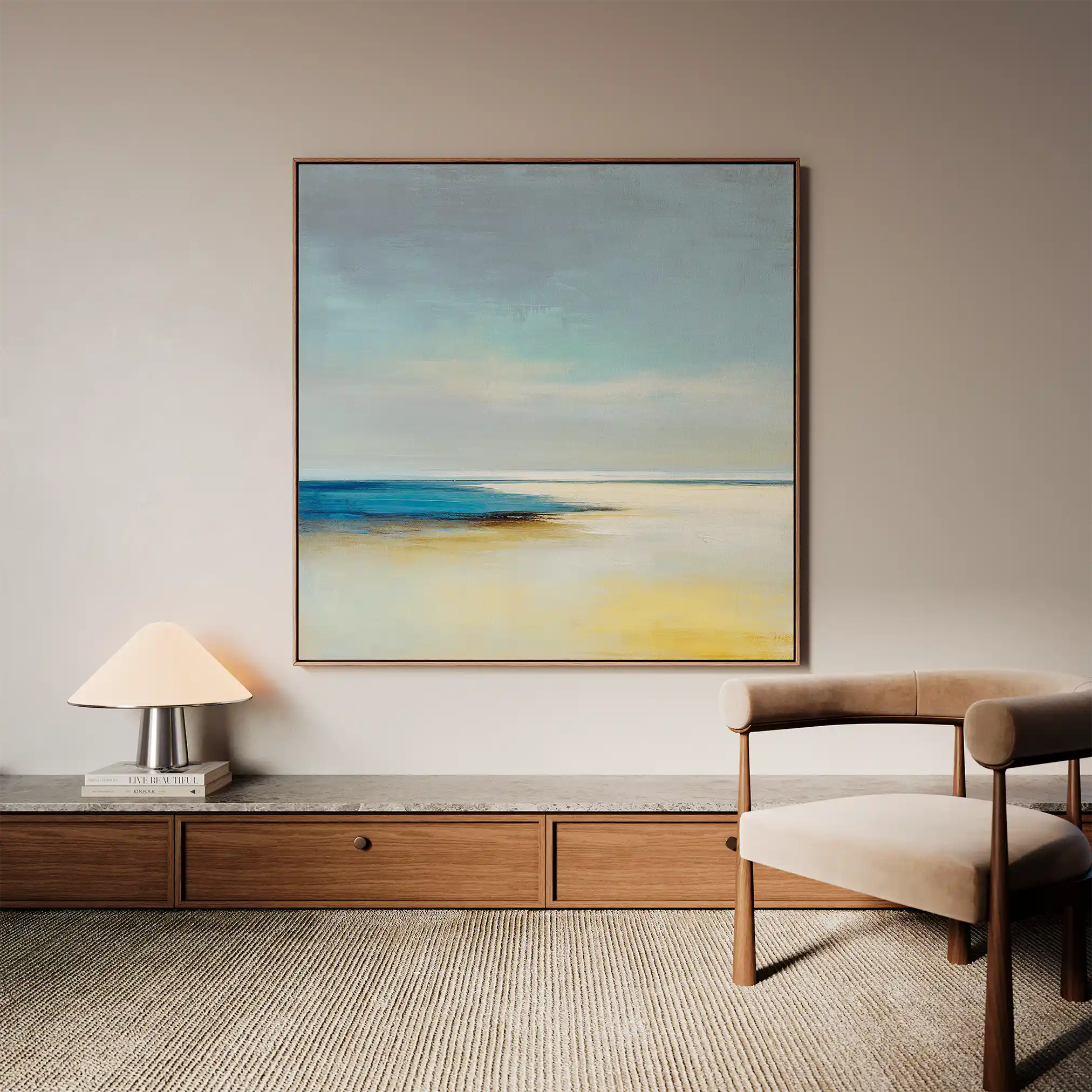 Abstract 801 Canvas Art 60 x 60 cm / Stretched on hidden frame