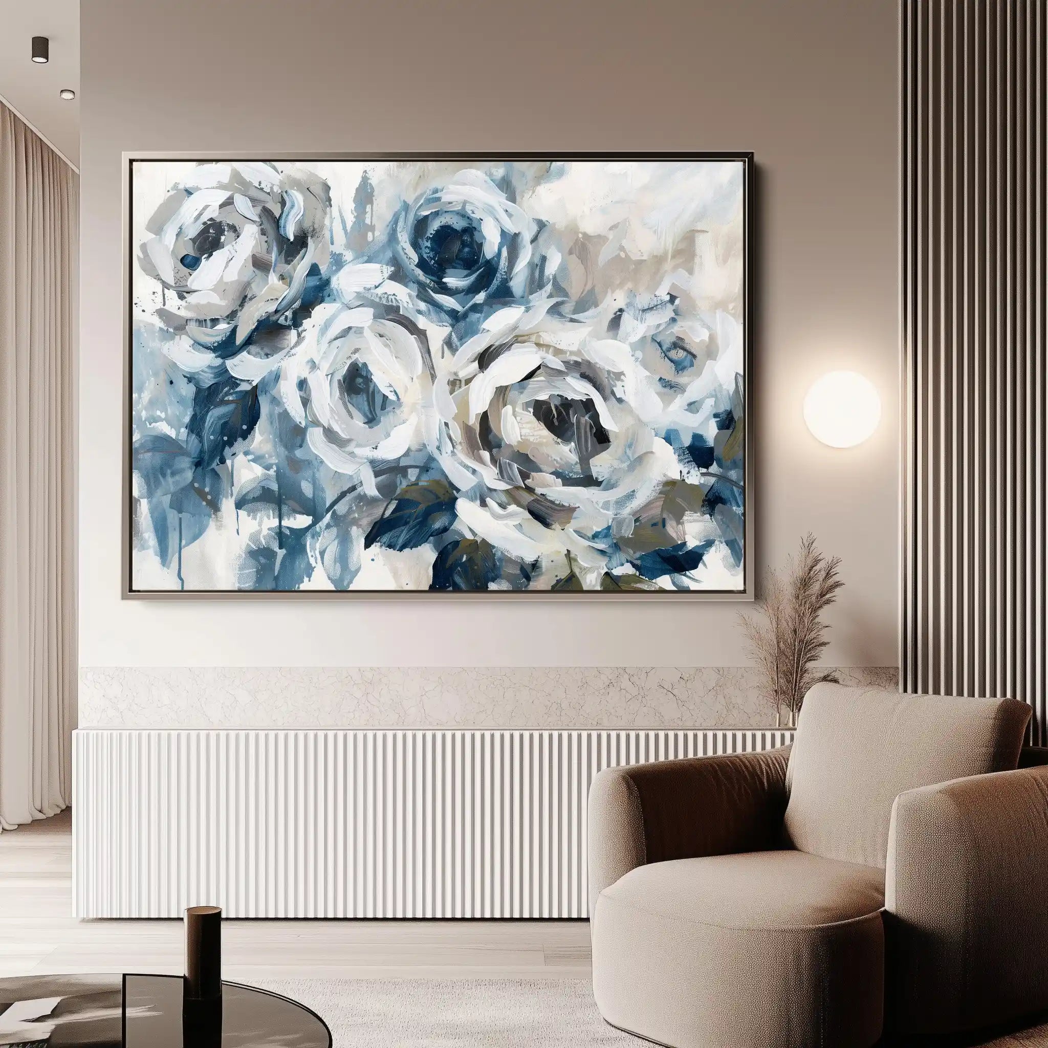 Floral Canvas Wall Art WAD802-F 90 x 60 cm / Stretched on hidden frame