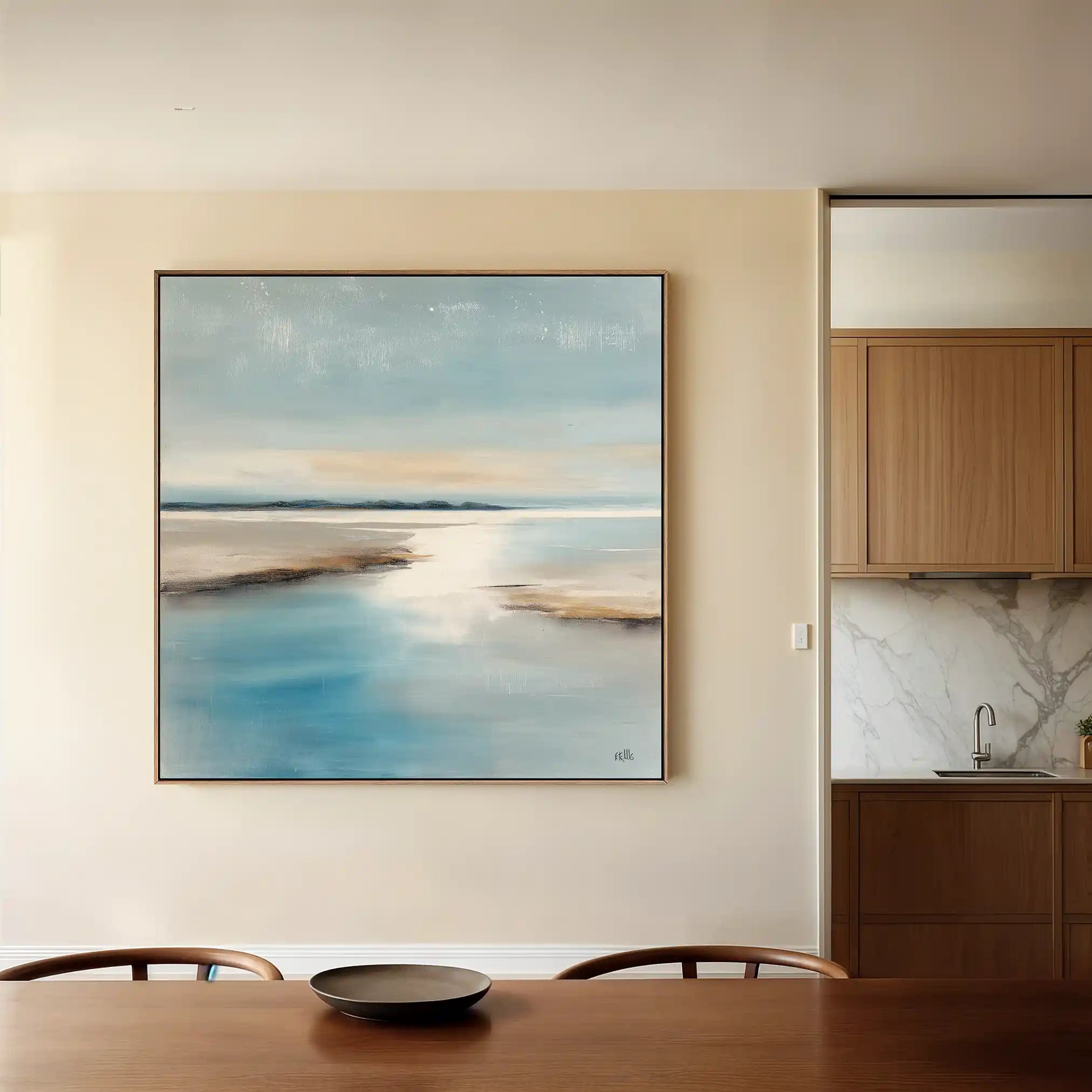 Abstract 803 Canvas Art 60 x 60 cm / Stretched on hidden frame