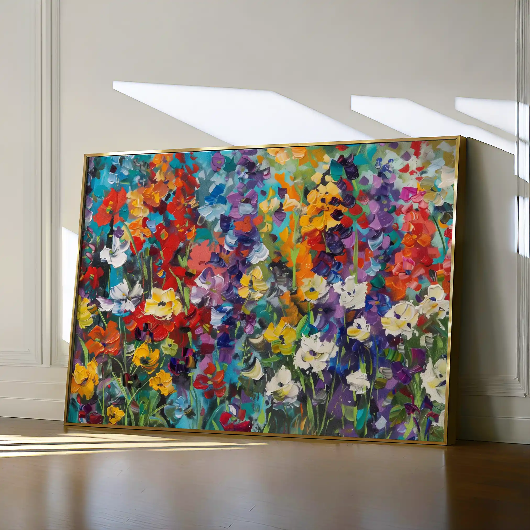 Floral Canvas Wall Art WAD805-F 90 x 60 cm / Stretched on hidden frame