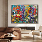 Floral Canvas Wall Art WAD805-F 90 x 60 cm / Stretched on hidden frame